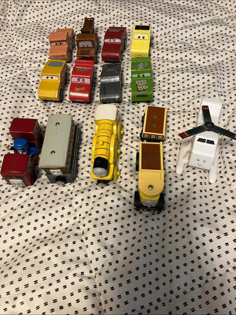 Rare Brio Thomas & Friends Trains & Pixar Cars Set